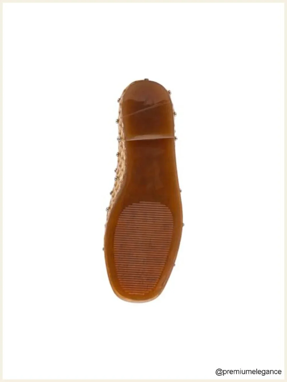 Ballet Flat with Jelly Cage Design and Square Toe